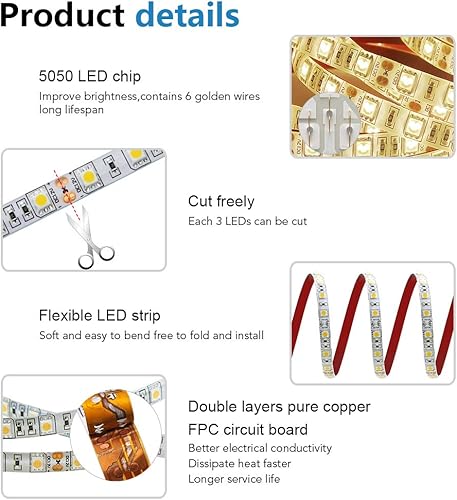 Miniatura 3 de Alitove 5050 - Tira de luces Led