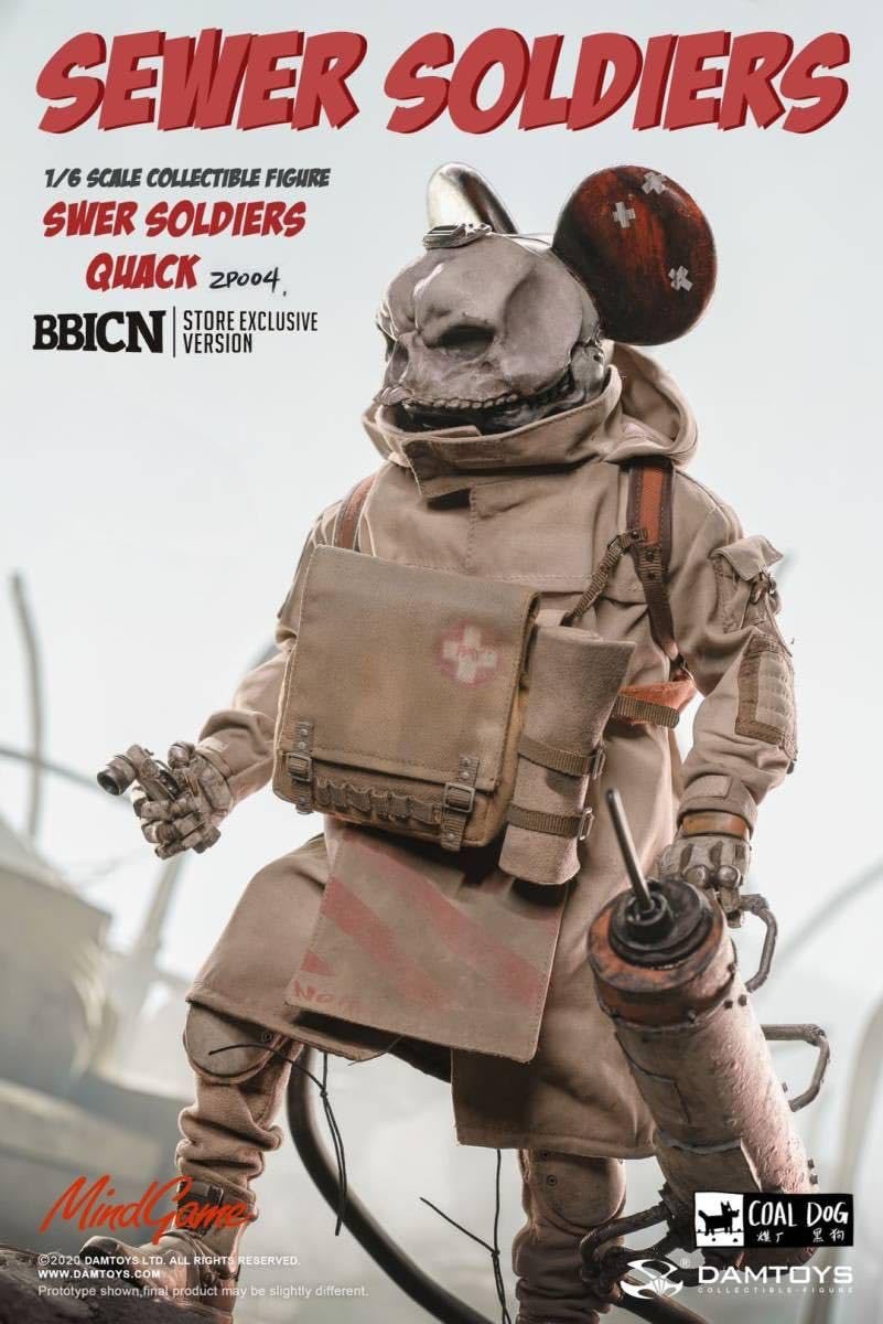 DAMTOYS x COALDOG 1/6 MindGame限定版 ZP004 Amazon.co.jp: DAMTOYS x COALDOG 1/6 MindGame Sewer Soldiers Quack