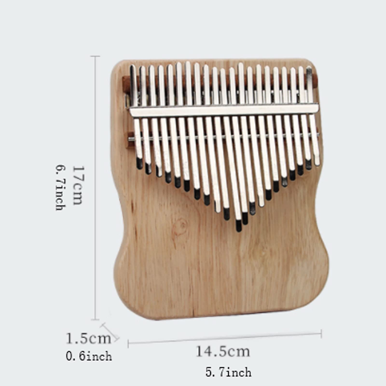 Suono Squisito Thumb Piano in Legno massello ， 21 Toni ， Accessori Musicali per Studenti Principianti da Imparare ， 4 Modelli Diversi Facile da Giocare