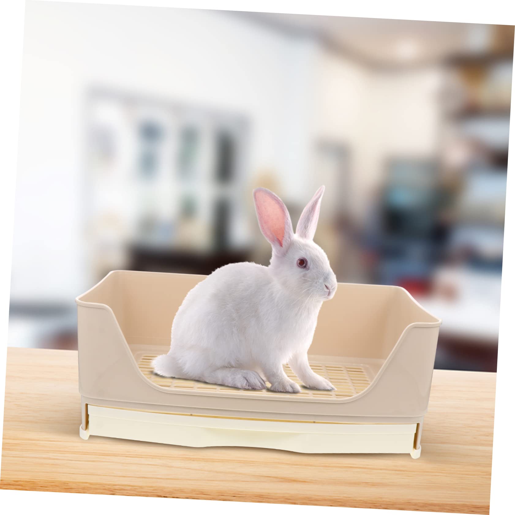 Happyyami Pudełko Królik Toaleta Pet Pee Toaleta Szuflada Dla Zwierząt Nocnik Bunny Toaleta Kuweta Dla Zwierząt Domowych Królik Nocnik Dostaw Dla Zwierząt Domowych Toaleta Dla Zwierząt