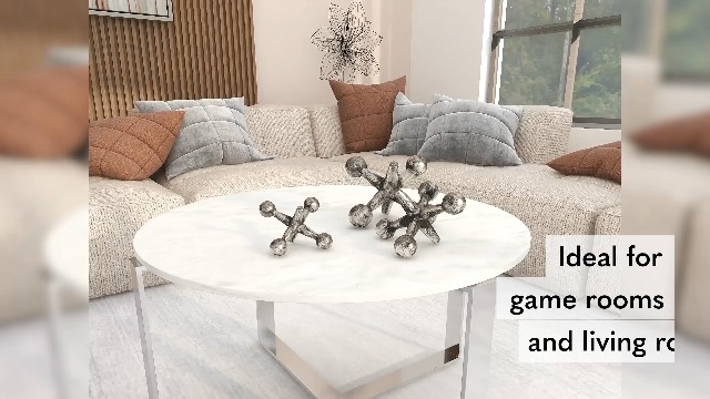 Amazon.com: CosmoLiving by Cosmopolitan Metal Jack Decorative