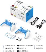 Vista 8 de X10 PRO Retro Game Stick con más de 50000 juegos, 4K HDMI HD Plug and Play Game Stick con 2 controladores, compatible con más de 50 simuladores