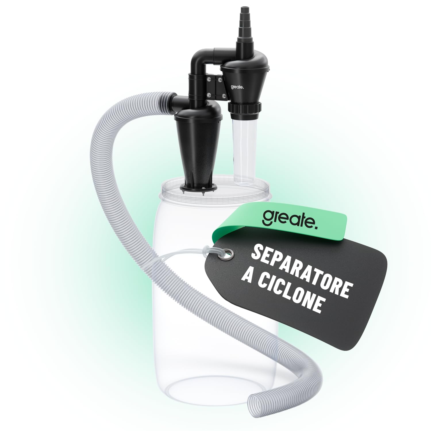 greate ciclone separatore per legno a 2 stadi