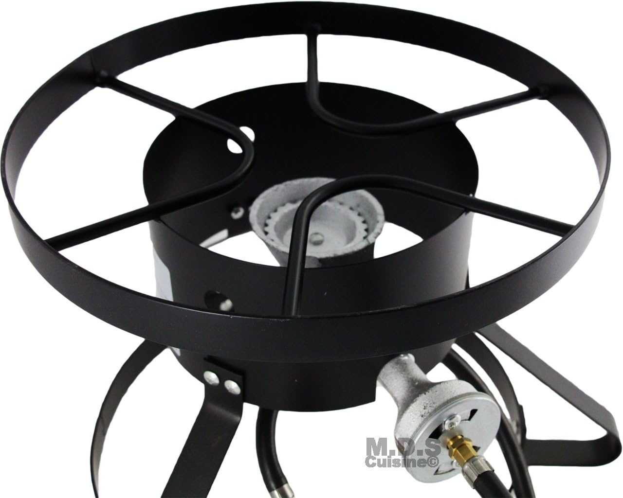 High Pressure Burner Outdoors Cooking Gas Single Propane Stove Camping Quemador w/ Hose & Regulator
