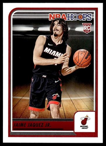 2023-24 NBA Hoops #249 Jaime Jaquez Jr. RC Rookie Miami Heat Official Panini Basketball Trading Card (Stock Photo Shown, Card in Near Mint to Mint