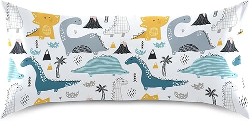 KOPIRIT Fundas de almohada de seda dibujadas a mano, 20 x 40 pulgadas, poliéster, refrescante, diseño de cierre de sobre, agradable a la piel