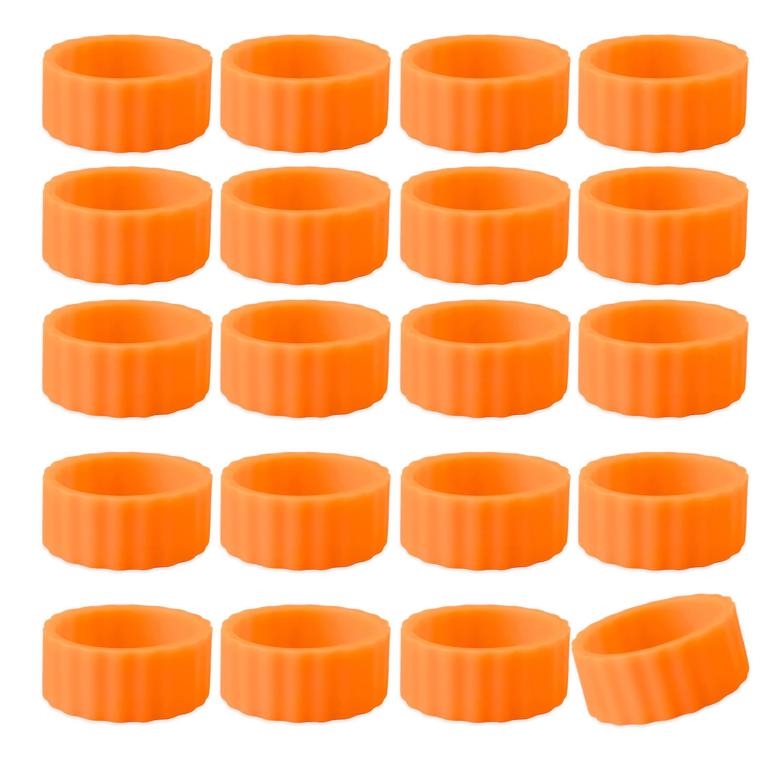 Jazuaiao Grippers Nonslip Candleholder Adapter Drips Protectors Vertical-Fixing Silicones Rings Stabilizers Accessories