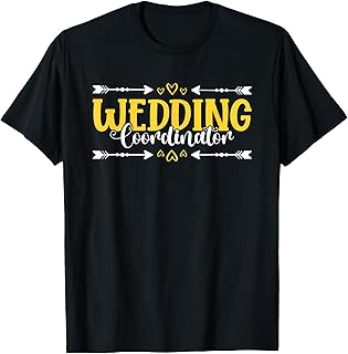 Wedding Coordinator Event Wedding Planner T-Shirt