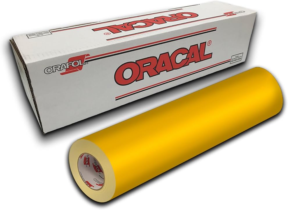 Oracal 651-24" x 10yd - Yellow 021