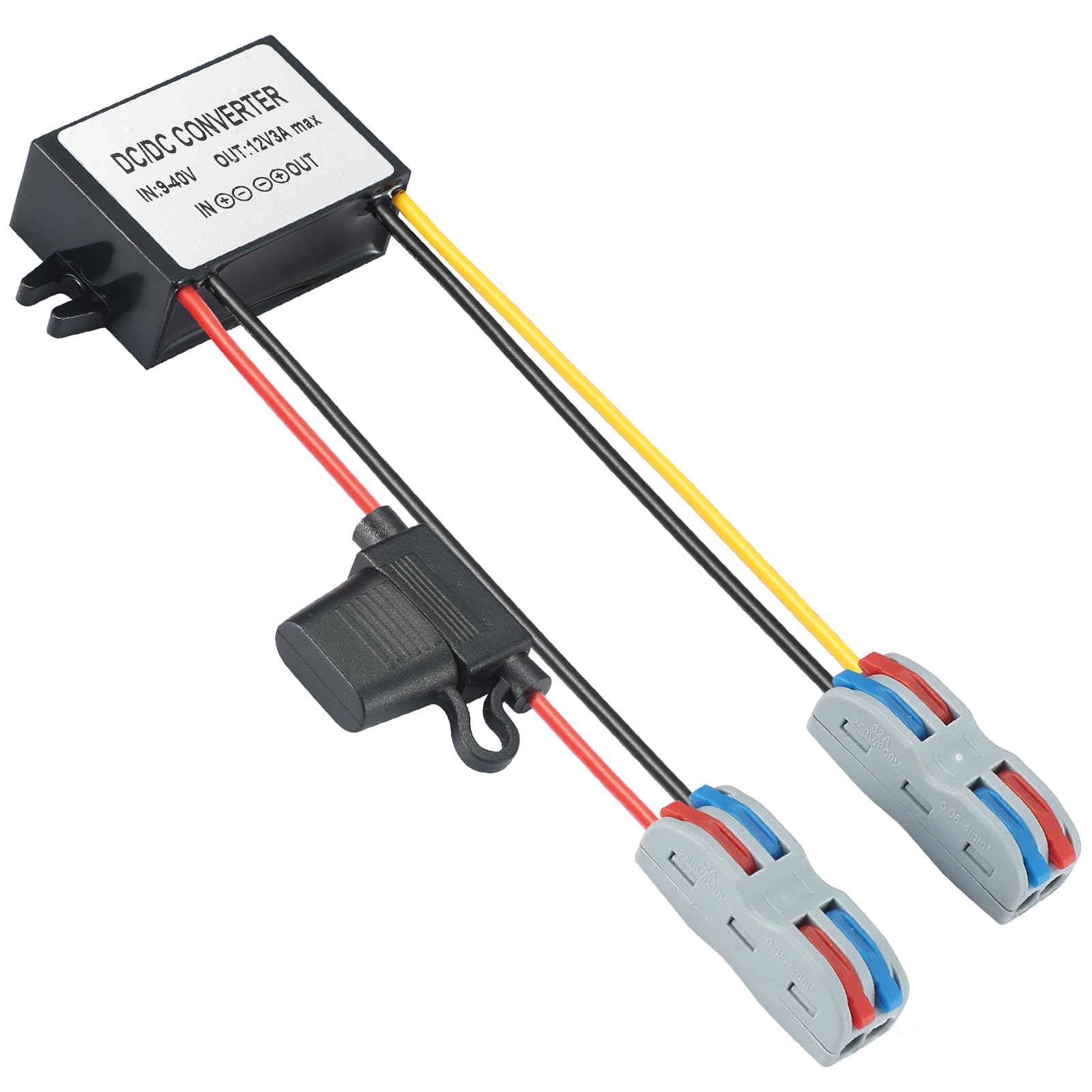 Convertitore AC 24V A DC 12V 3A 36W - Trasformatore Per Auto Audio E Impianti Elettrici - Foto 2