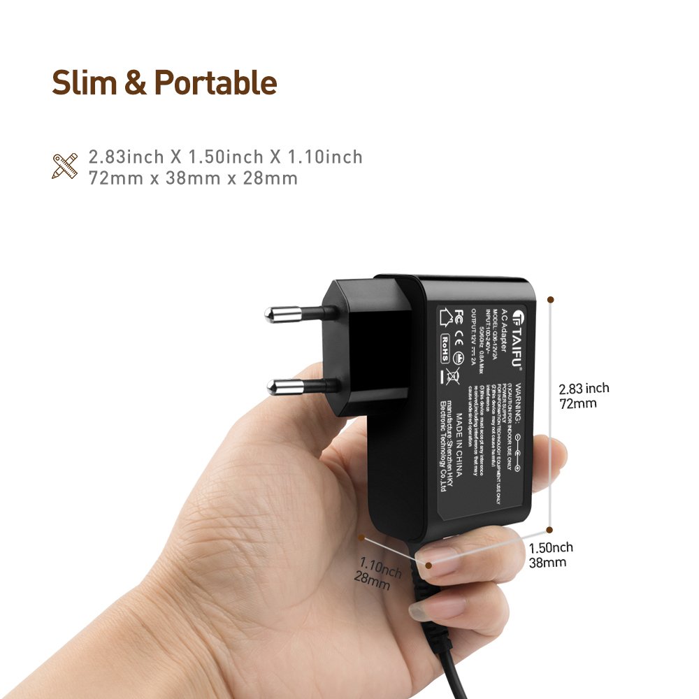 TOP CHARGEUR * Adattatore Caricatore Caricabatteria 12V 1.5A 18W Per Tablet Acer Aspire Switch 10 SW5-011 / Acer Aspire Switch 10 SW5 / Acer Iconia W3 / Acer Iconia Tab A100 A101 - Foto 7