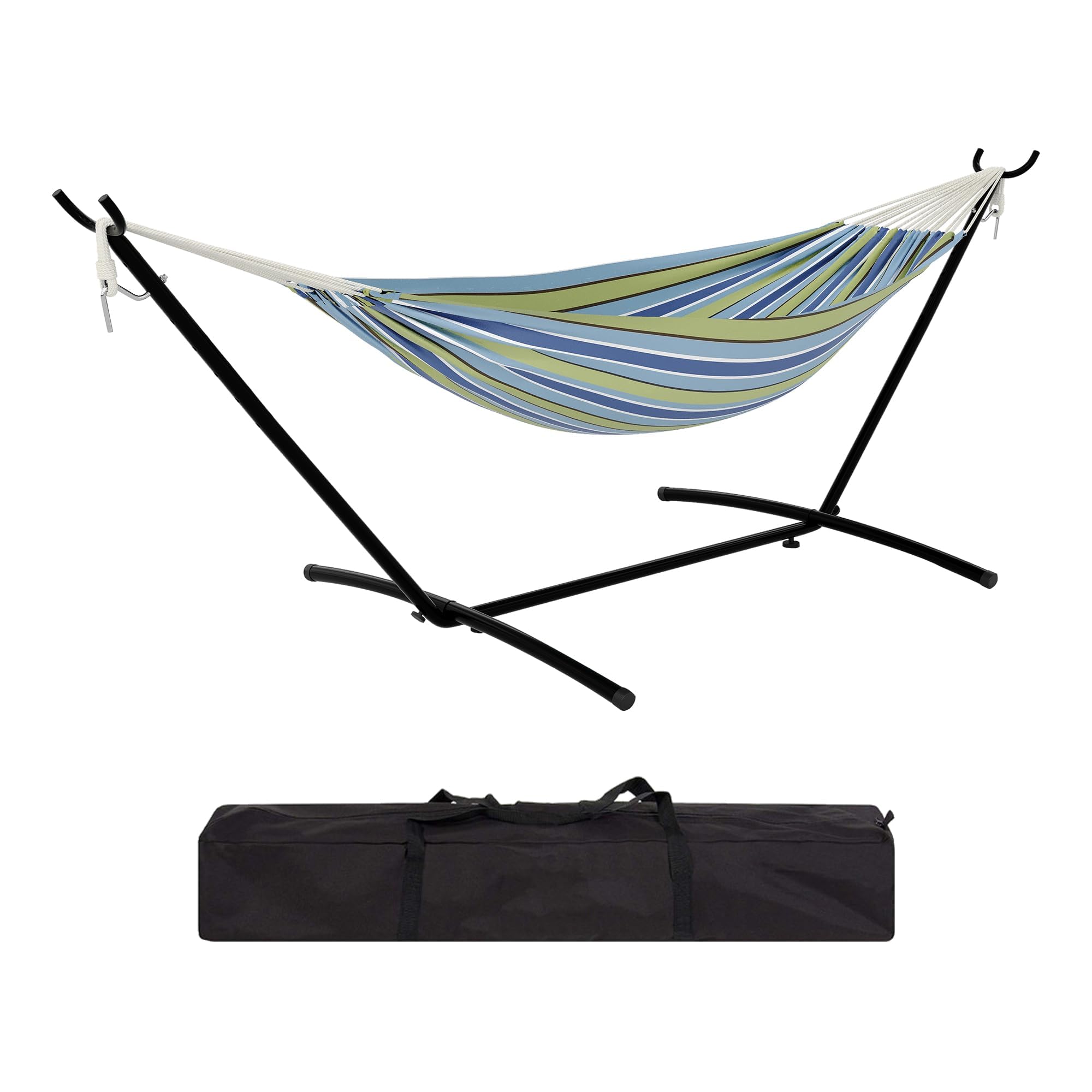 Hamac sur Pied, Capacité De Charge 225kg, Portable Et Pliable pour Jardin