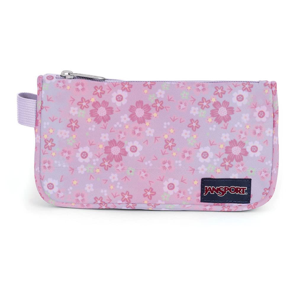 JanSport Medium Accessory Pouch, średnie etui, 0.8 L, 12 x 22 x 4.5 cm, Baby Blossom