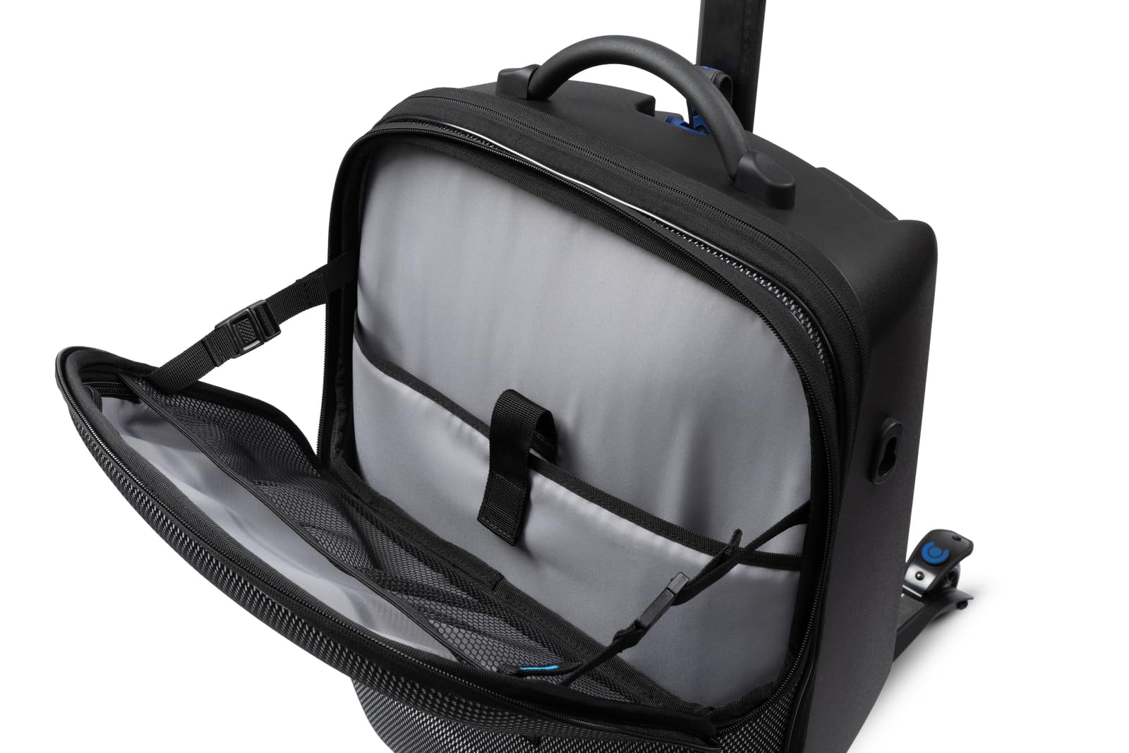 Micro® | Luggage 4.0 Maleta Patinete para jóvenes y Adultos | Equipaje de Mano | Capacidad 33L | Altura Ajustable | Plataforma Antideslizante de Aluminio | Viaje de Negocios, Aeropuertos