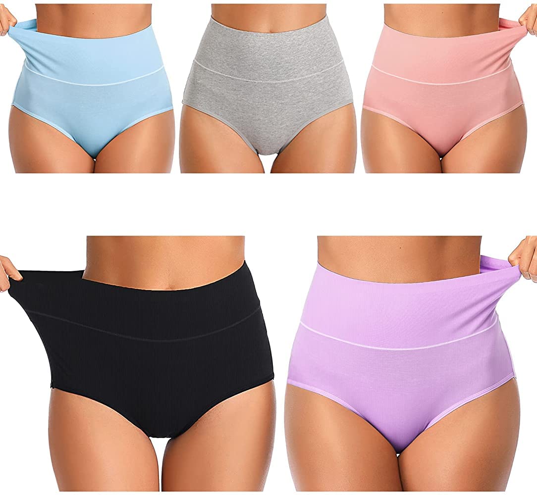 shaperx Hipster Panties for Women | Cotton Panty for Women Combo | Undergarments for Daily use Cotton Sports |Hipster Panties (36 Till 42) Pack of 5 Assorted Color-picture-37