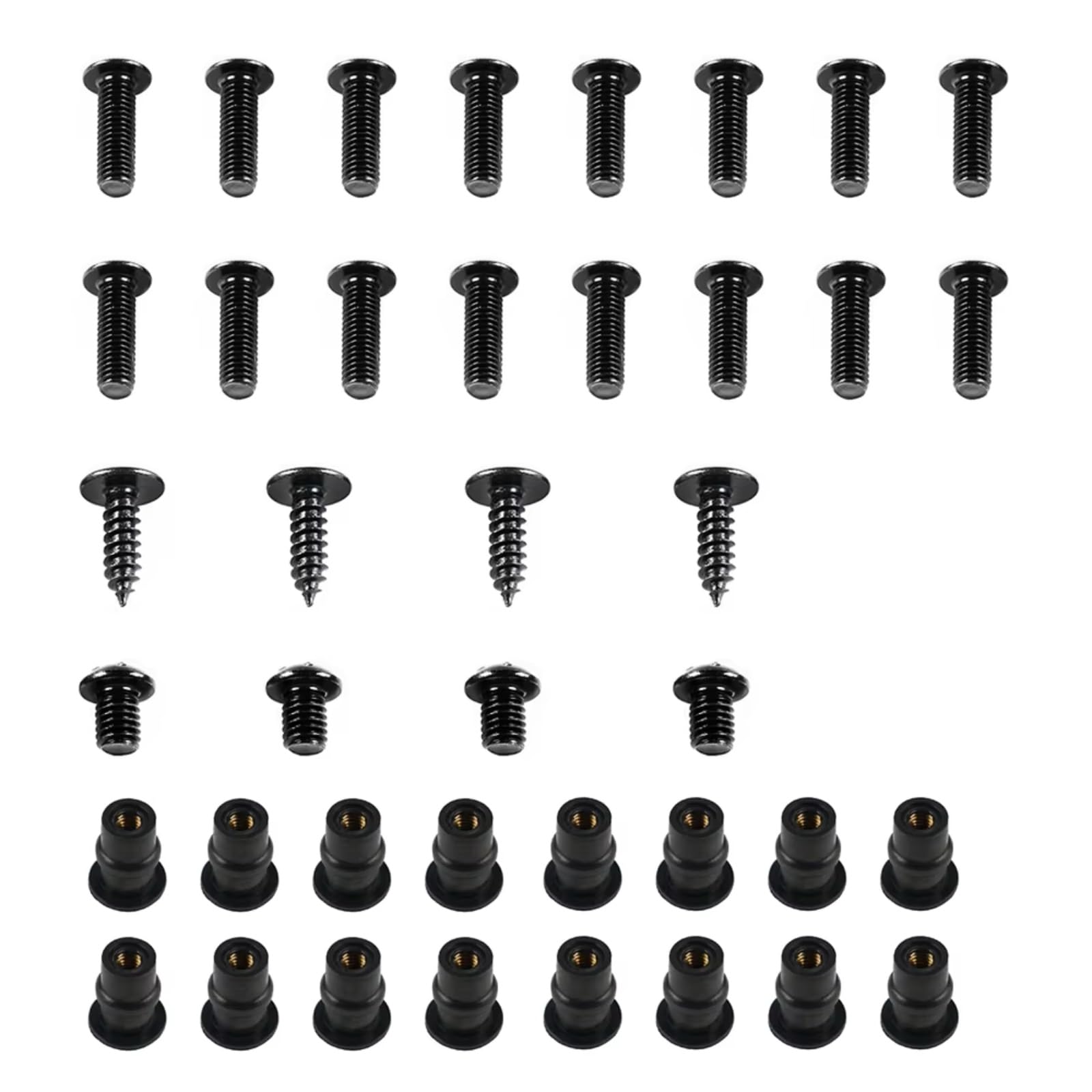 Bulloni Carenatura Moto Compatibile con CBR1000RR 2004 2005 Moto Carrozzeria Parabrezza Bulloni Viti Set Completo Moto Carenatura Kit Bulloni Viti Moto