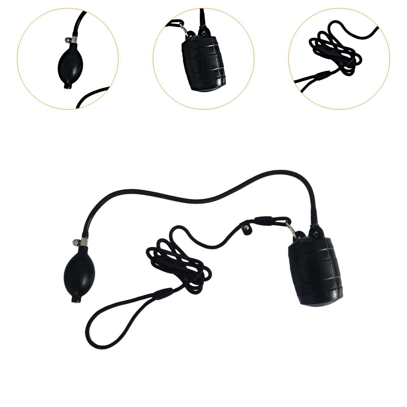 Tappo Gonfiabile per Tubazioni Pallone Gonfiabile per Test Fognario Bloccaggio Tubo Accessorio Manuale Pratico Adatto per Sistemi di Scarico, Dn100 Dn110