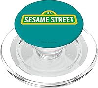 Vista 1 de Sesame Street Logo PopSockets MagSafe PopGrip para iPhone