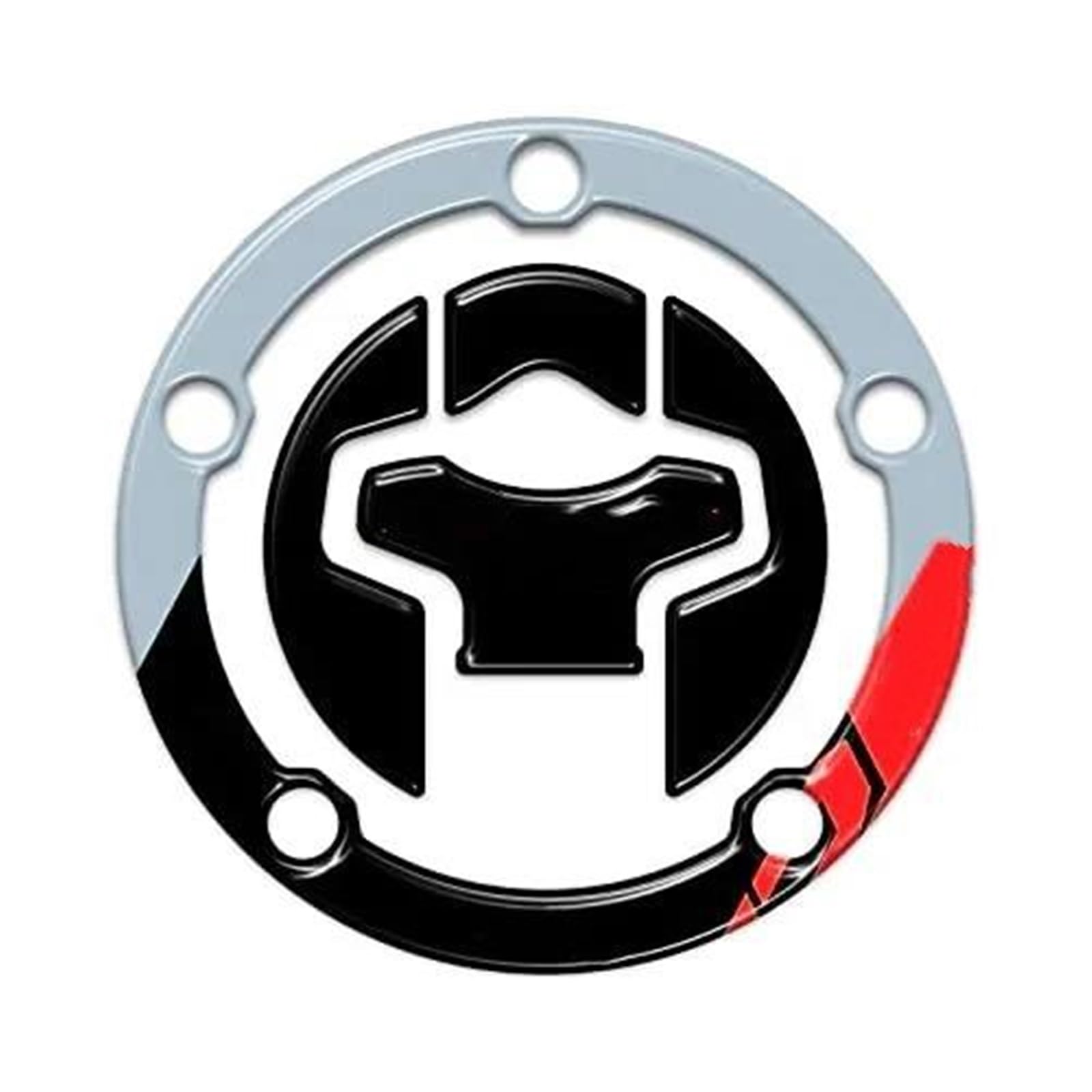Protector de depósito moto Suzuki V-Strom 800 DE 2023 pegatinas cuero rojo antirrayas 4