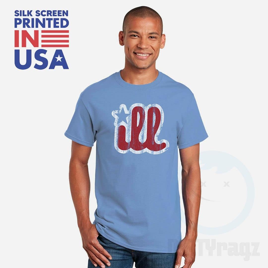 DIRTYRAGZ Mens Ill Vintage Phillies Shirt - Philadelphia Shirts Apparel aka Beastie Boys Tee Graphic Tee - Image 2