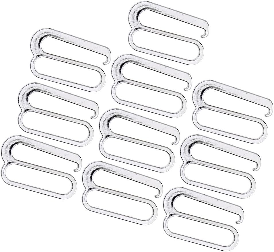 Bonarty 10 Lingerie Bikini Replacement Bra Strap Adjustment 9 Hooks