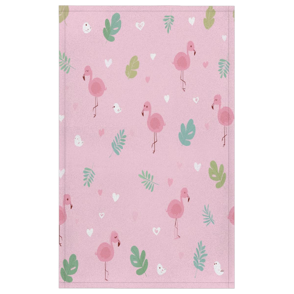 Torchons microfibre ultra doux et absorbants, grand format 45x72 cm imprimé rose