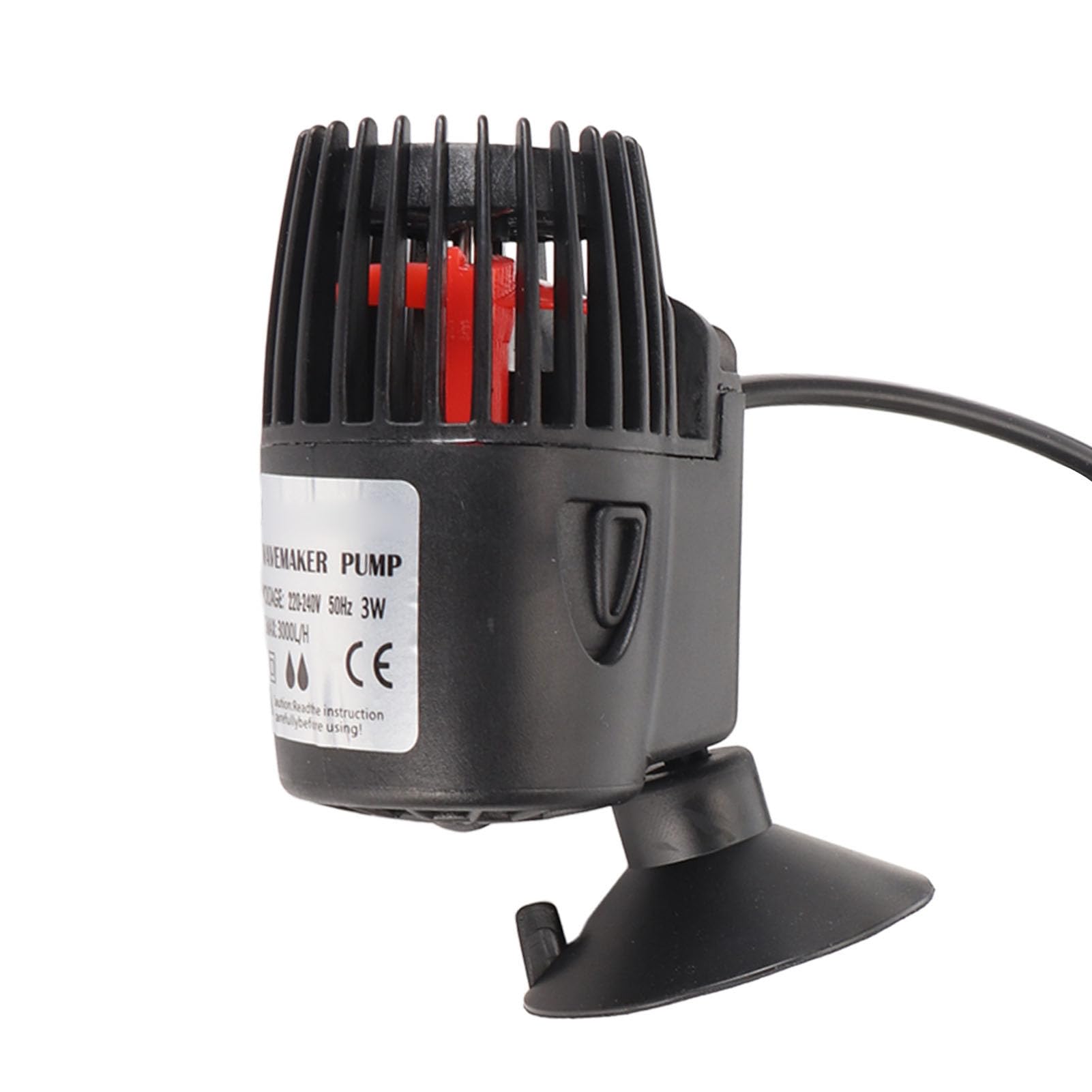 Submersible Circulating Pump, Ultra Quiet, 360 Degree Adjustable, Remove Circulating Water Quality From Bottom, Round Wave Aquarium Wave Maker for Fish Tank (US Plug 110V)