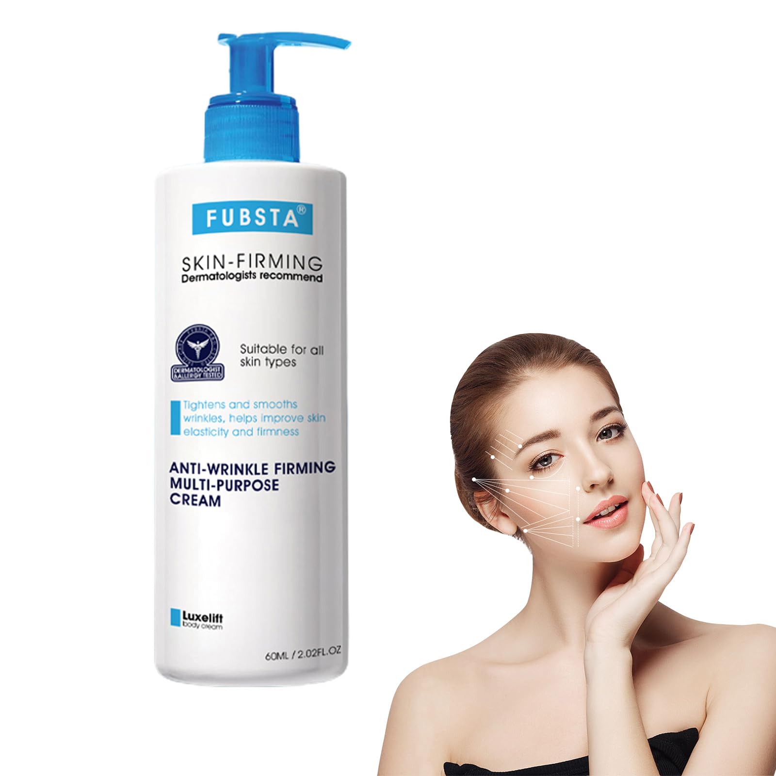 Fubsta Ultra Firming & Revitalizing Cream, 2025 New Skin firming and Tightening Lotion, Advanced Firming & Wrinkle-Reducing Cream, Natural skin cream for All Skin Types (1 Pack)