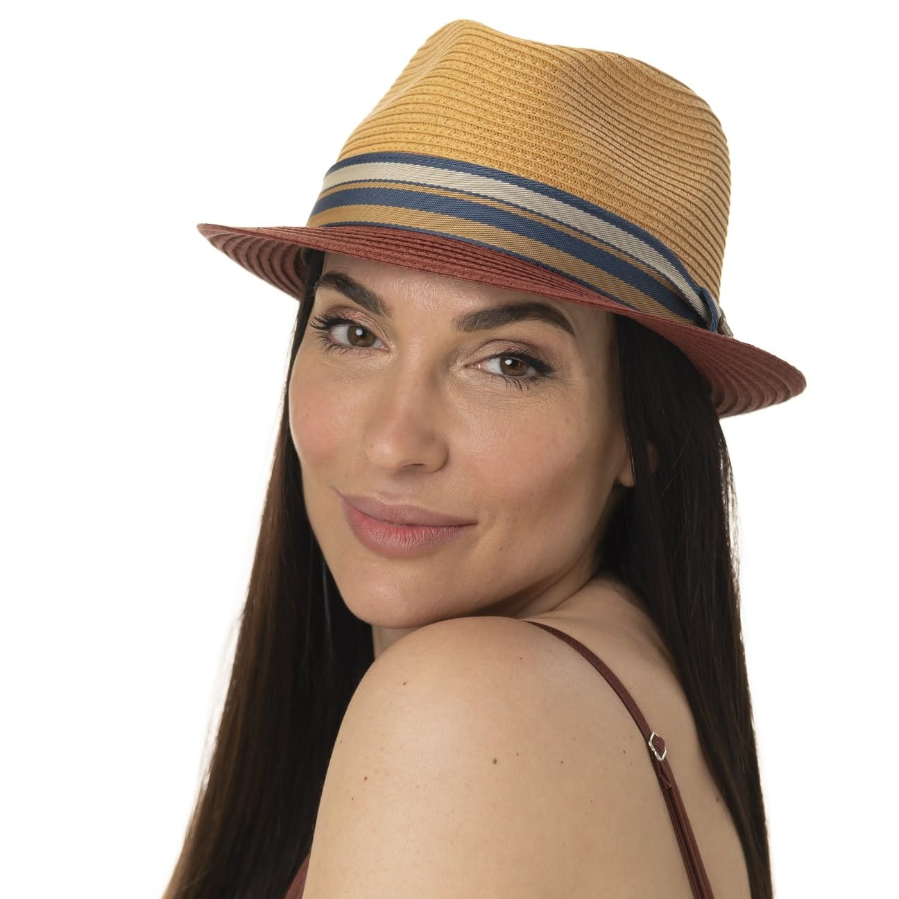 Stetson Licano Sombrero Trilby Proteccion UV 40+ Unisex Primavera Verano