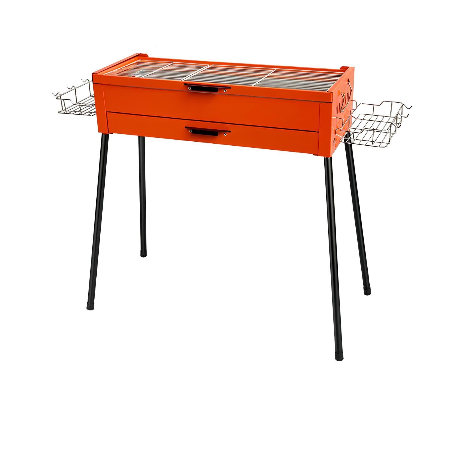 Barbecue portatile Chal Grill – Lar Outdoor BBQ per carne Vetables & More – Design rimovibile per una facile cottura & Sto – Griglia da giardino perfetta per riunioni estive