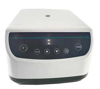 Low Speed Centrifuge Machine Lab Low Speed Centrifuge with Max RCF 2164xg Max Speed 500-4000rpm Increment 100rpm Max Capacity 2/5/10ml*24Blood Tube Anticlockwise Turns
