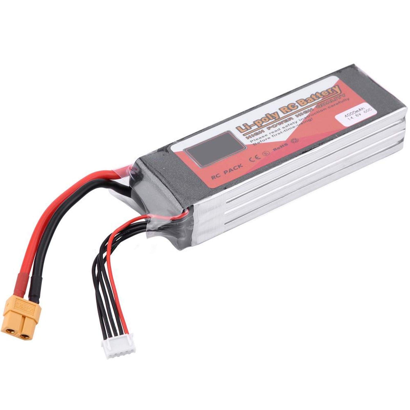 Bateria Lipo 4S 14,8 V 1500 mAh 5000 mAh 5500 mAh Akumulator LiPo złączem XT60 (4000 mAh 60C)