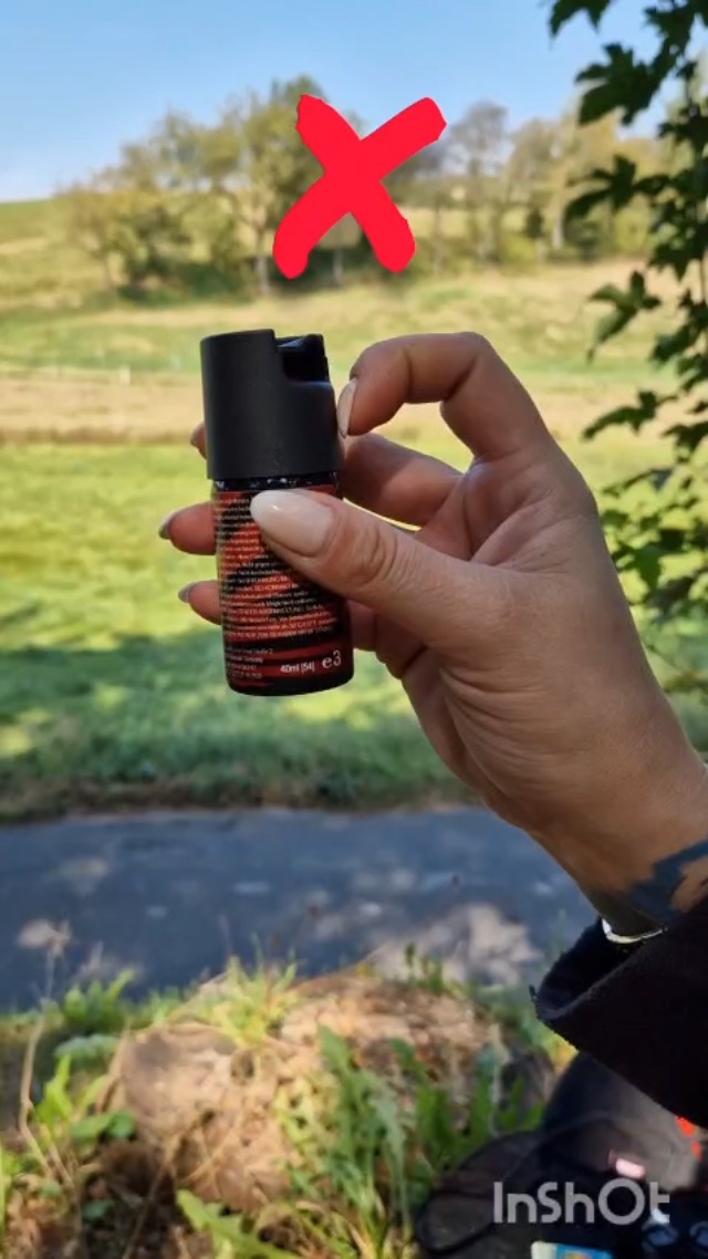 Wilhelm Pfefferspray 16ml - Tierabwehr Selbstverteidigung CS Gas Schlüsselanhänger Türkis