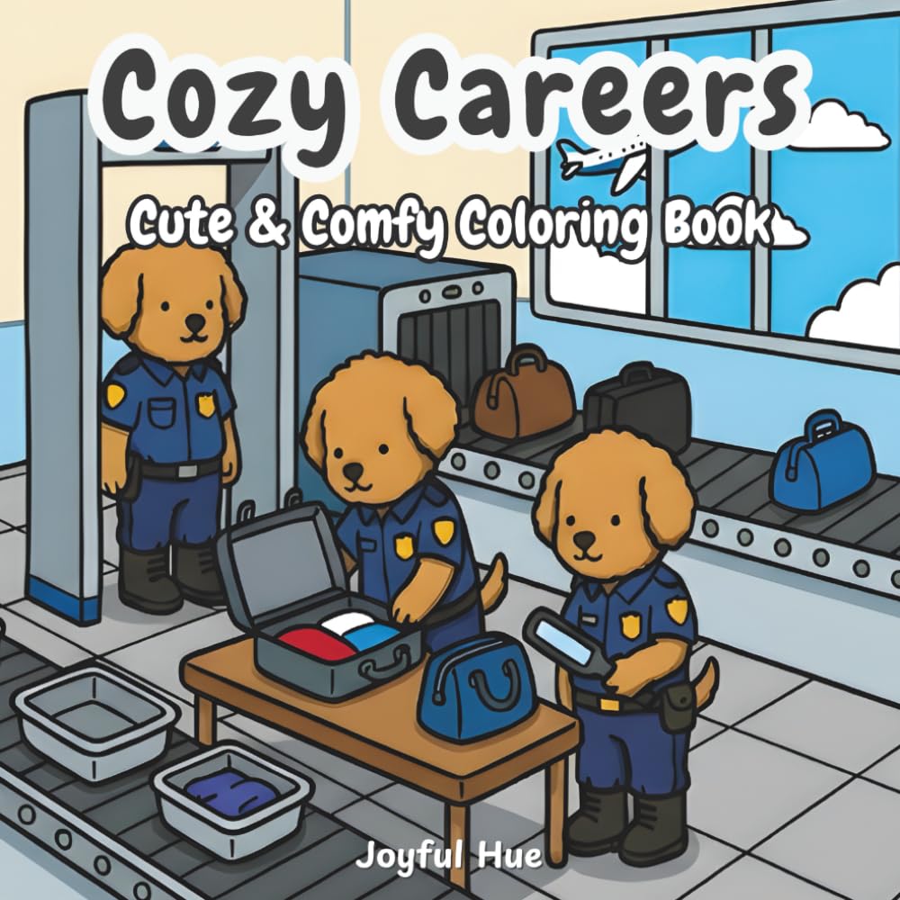 Cozy Careers: A Fun and Relaxing Coloring Book for Kids and Adults with Bold and Comfy Designs (Cozy Corner Coloring)
