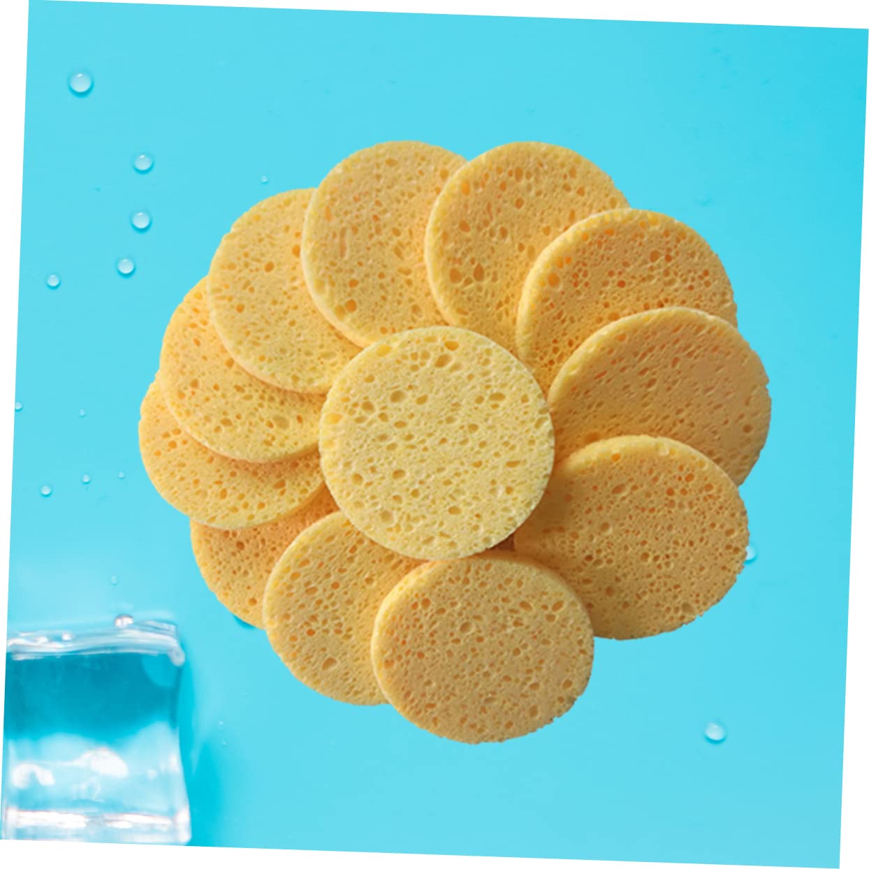 MAGICLULU 100 Stk Gesichtsschwamm make up sponge makeup sponge pezzettino Make-up-Reinigungsmatte natürlicher Schwamm Badeschwamm Make-up-Schwämme Hautpflegeschwamm Gesichtsreinigungsschwamm