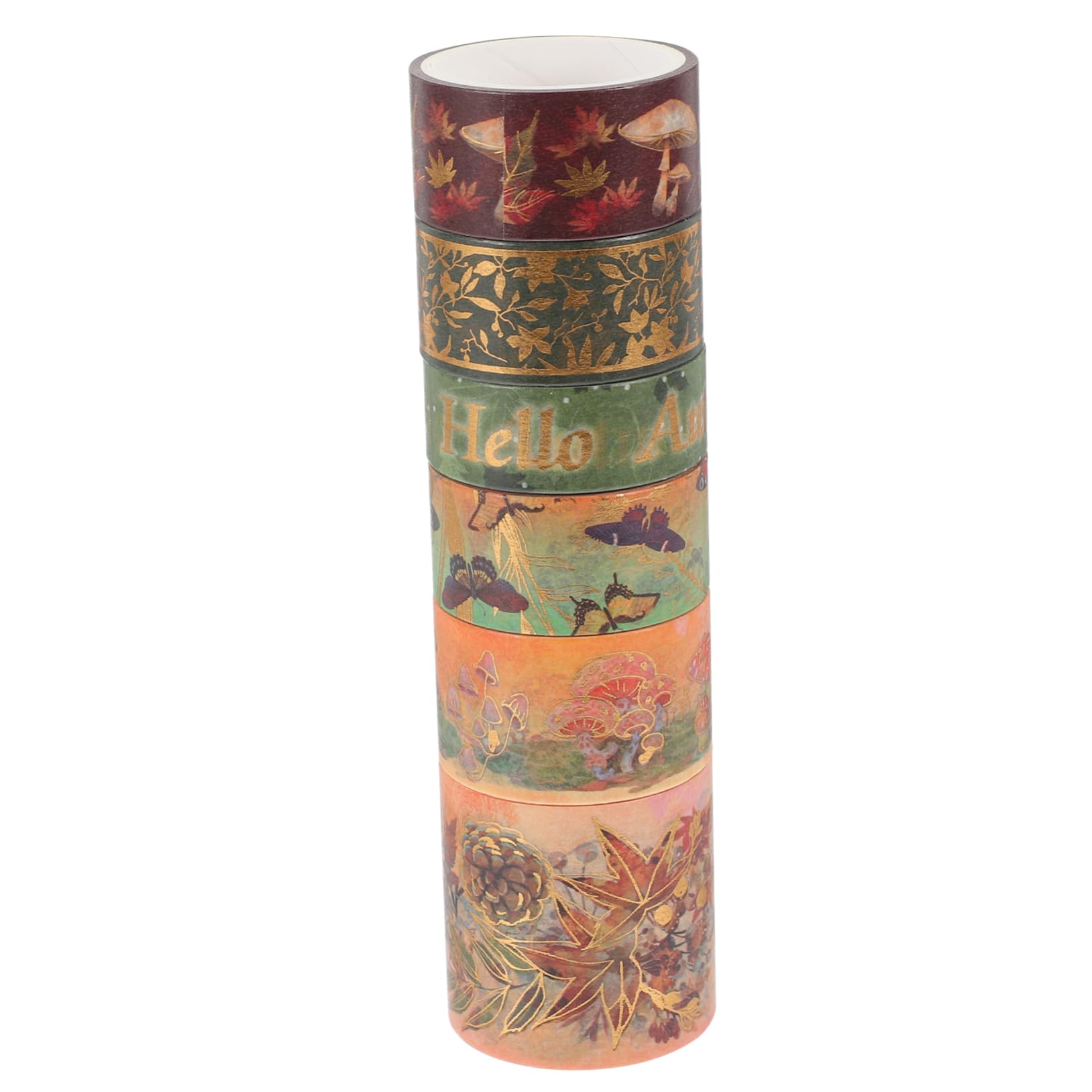 Operitacx 30rollen Washi Tape Mit Klebefilm Für Scrapbooking Und -dekoration Pro Kreative Gestaltung Mit Bunten Schmetterlingen Leicht Ablösbar Und Vielseitig Einsetzbar