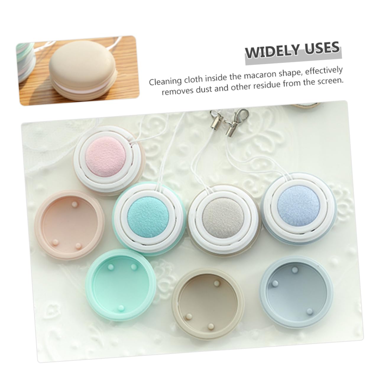 Hemobllo 16pezzi Panni Pulitori Schermo Macaron Panni Per Elettronica Leggeri e Portatili Perfetti Per Smartphone e Occhiali Rimuovono Polvere e Macchie Accessori Per La Pulizia Quotidiana