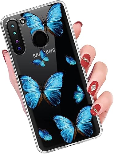 Miniatura 5 de Funda para Galaxy A21 (no compatible con A21S), Samsung A21, funda transparente y flexible de TPU de silicona suave de goma suave para Samsung