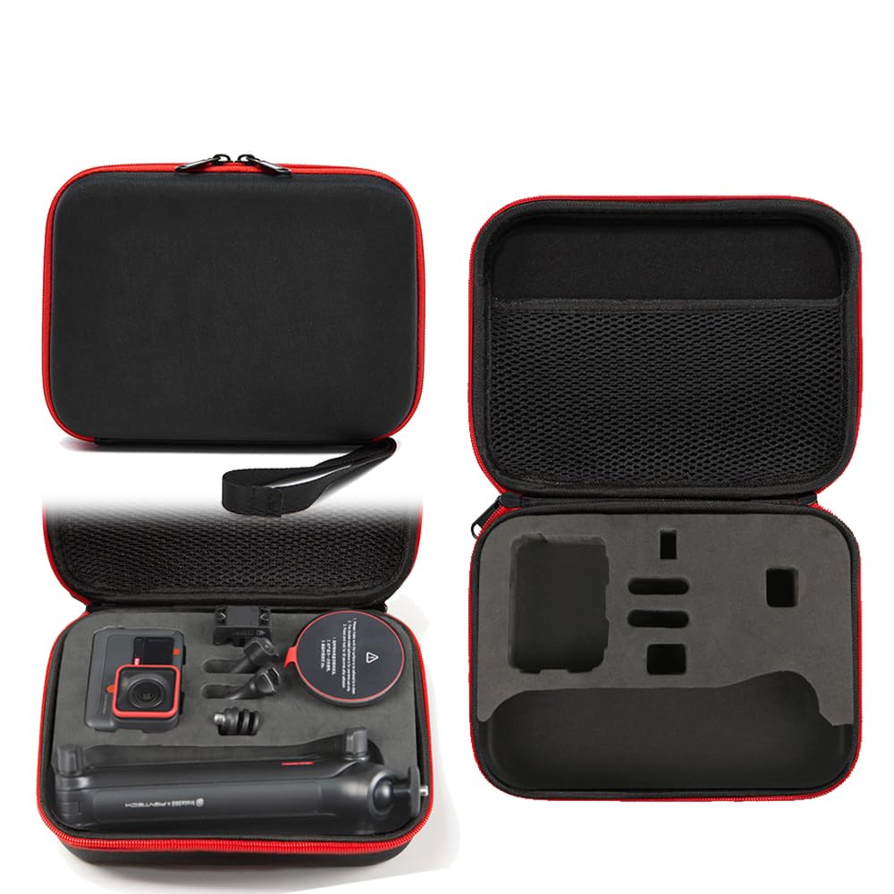 Przenośna torba do przenoszenia na Insta 360 Ace Pro 2, torba organizerska o dużej pojemności, torba na aparat, kopertówka, ze smyczą ochrona podróży, torba do przechowywania aparatu, akcesoria,