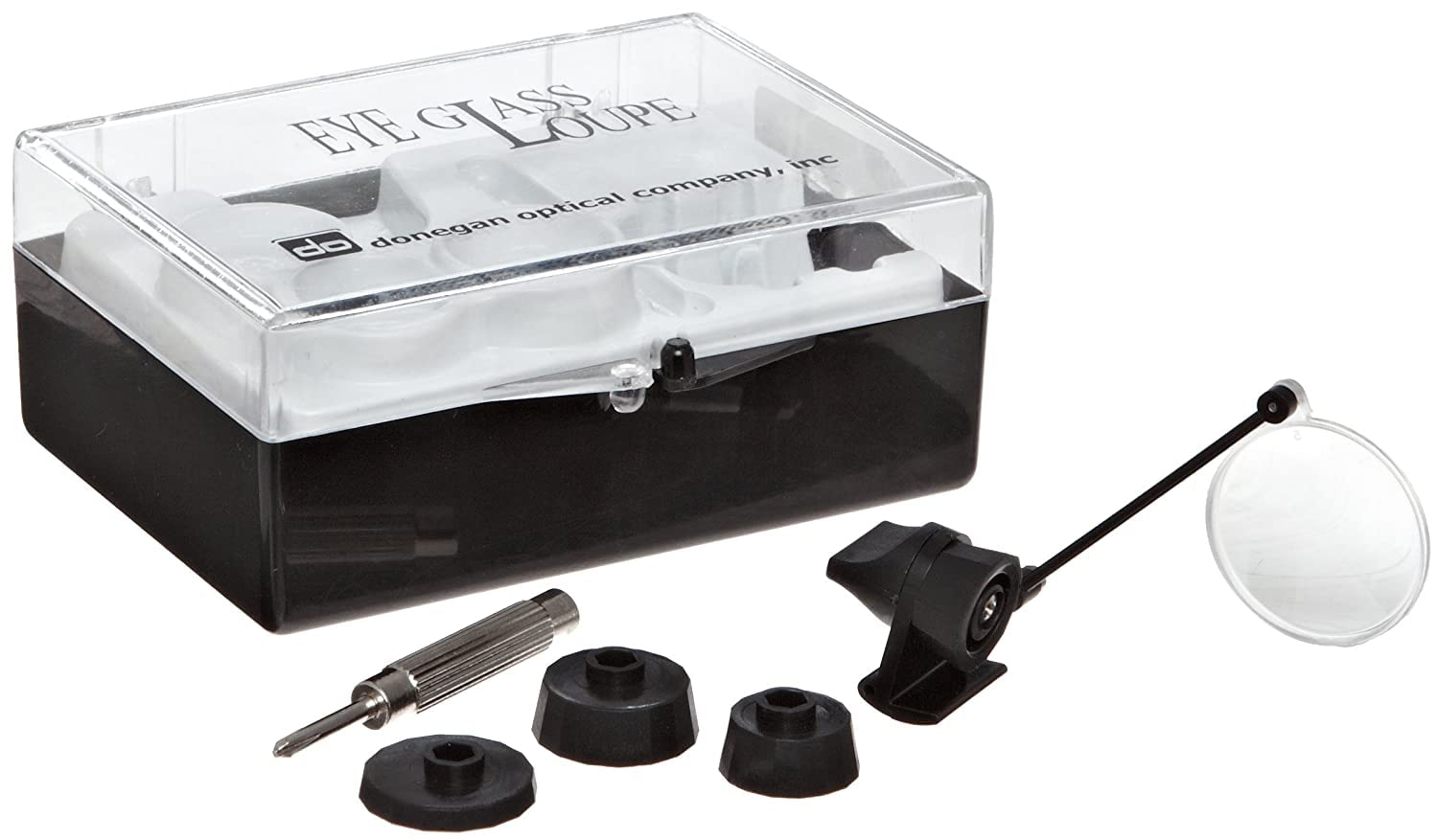 Donegan ELS 3-1/2 Watch and Clock Makers Single Eye Loupe, 3x Magnification, 3-1/2