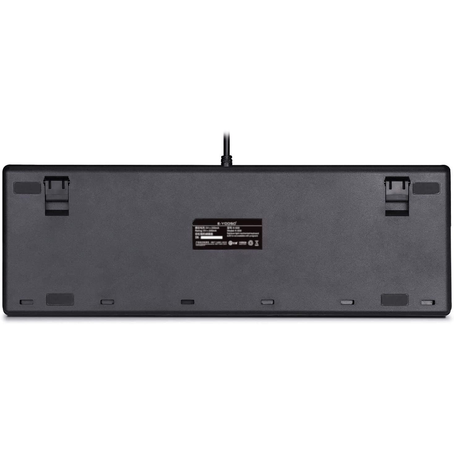 Gaming-Tastatur und -Maus, kabelgebunden, mechanische Gaming-Tastatur, 104 Tasten, Anti-Ghosting-LED-Hintergrundbeleuchtung für Gamer, Laptop, Computer/369