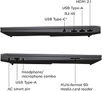 Vista 3 de HP Victus 15 - Laptop para juegos, pantalla FHD de 15.6 pulgadas de 144 Hz, AMD Ryzen 5 7535HS, 32 GB DDR5 RAM, SSD PCIe M.2 de 2 TB, NVIDIA GeForce