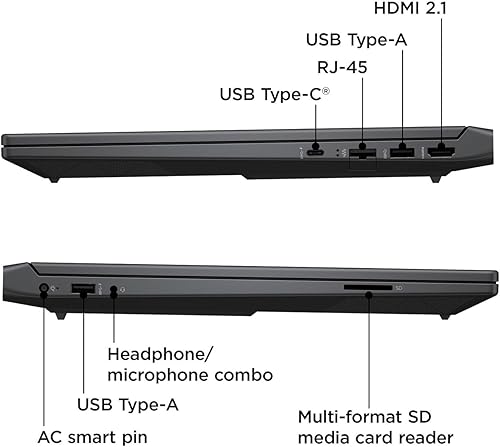 Miniatura 3 de HP Victus 15 - Laptop para juegos, pantalla FHD de 15.6 pulgadas de 144 Hz, AMD Ryzen 5 7535HS, 64 GB DDR5 RAM, SSD PCIe M.2 de 2 TB, NVIDIA GeForce