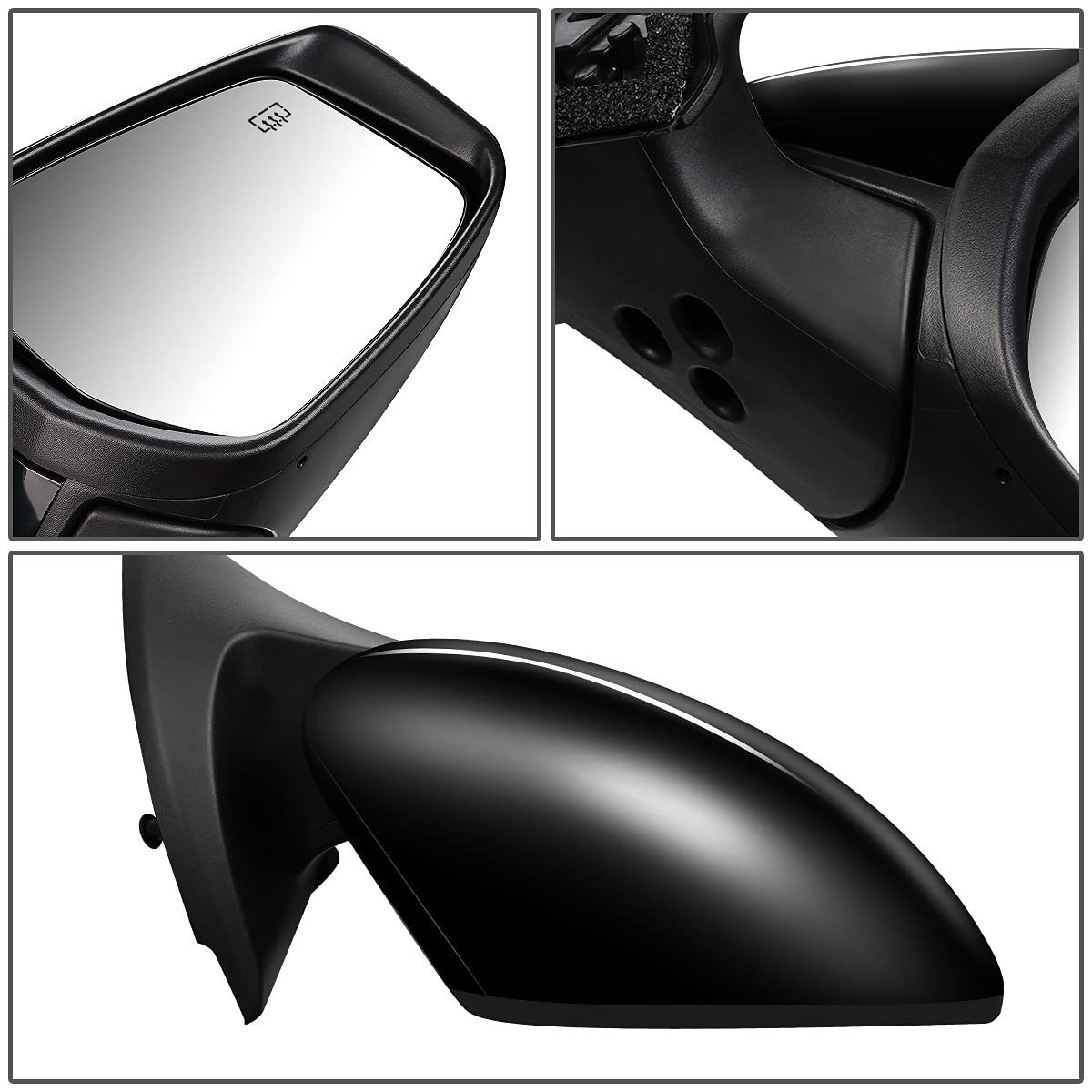 Auto Dynasty Right Side Mirror For Nissan Leaf 2018-2024 – Passenger Side, Power Adjust, Heated, Manual Folding, Paint To Match