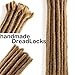 Handmade Dreadlocks Black Reggae Hair Extensions 12 inch Fashion Hip-Hop Style 10 Strands/Pack Synthetic Braiding Hair From Maya Culture For Men (M2)