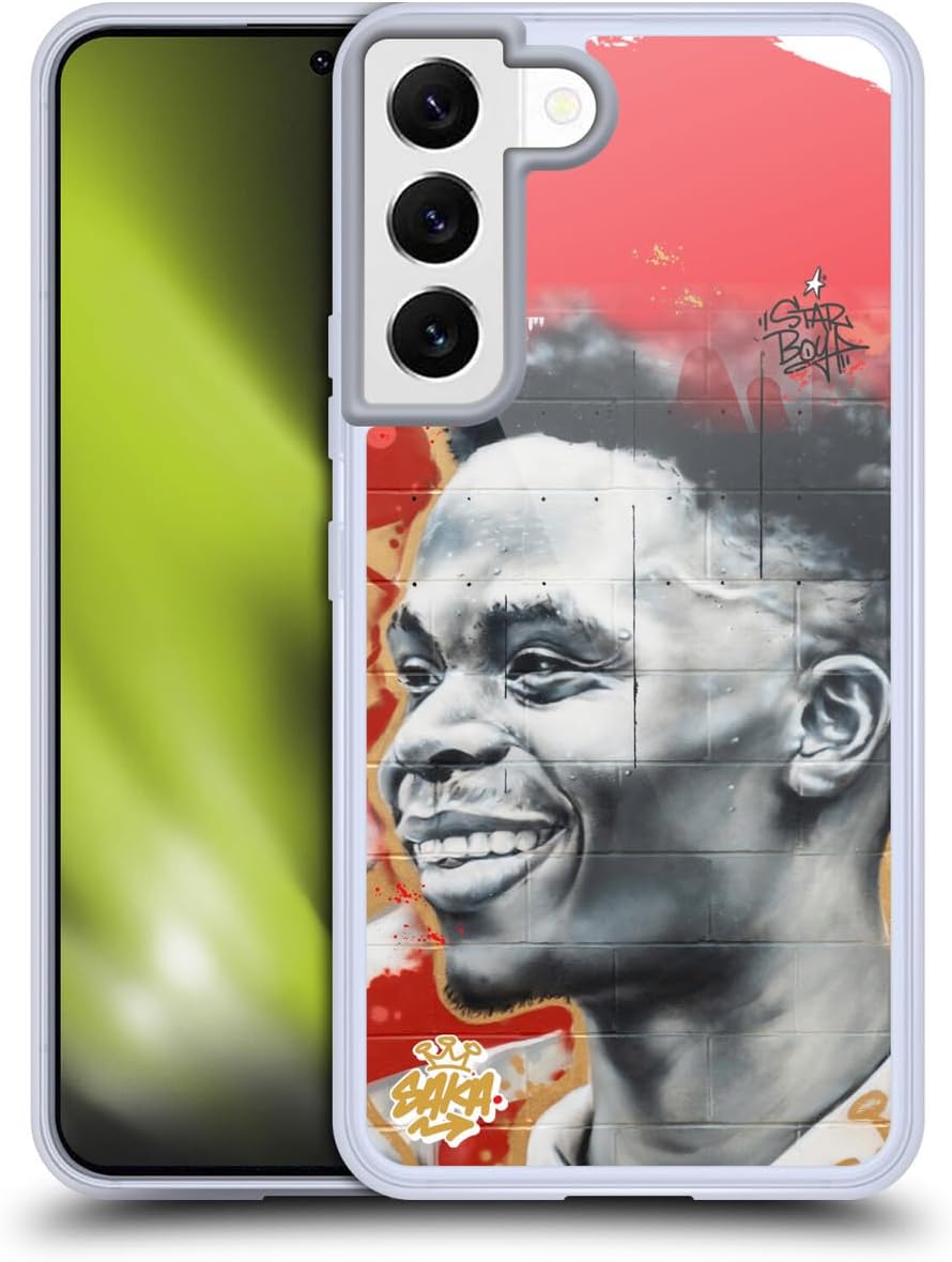Head Case Designs Officially Licensed Arsenal FC Oh to Be Graffiti Art Gel Case [Military Grade Protection] Compatible with Samsung Galaxy S24 Ultra 5G and Compatible with MagSafe
