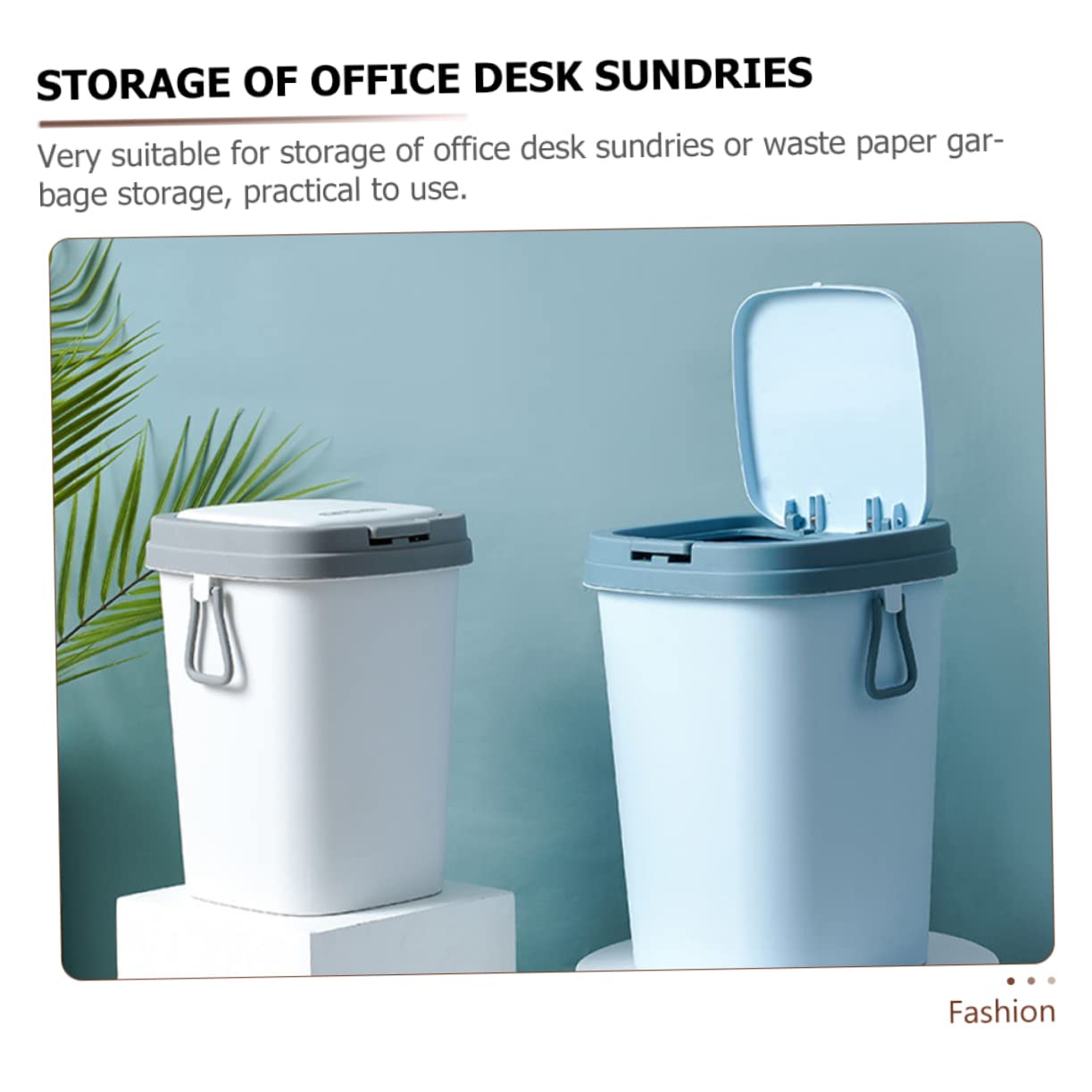 ABOOFAN Household Trash Can Small Garbage Can with Lid Bathroom Trash Bin with Lid Small Trash Can with Lid Trash Can with Locking Lid Trash Can Bathroom Household Small Waste Bin