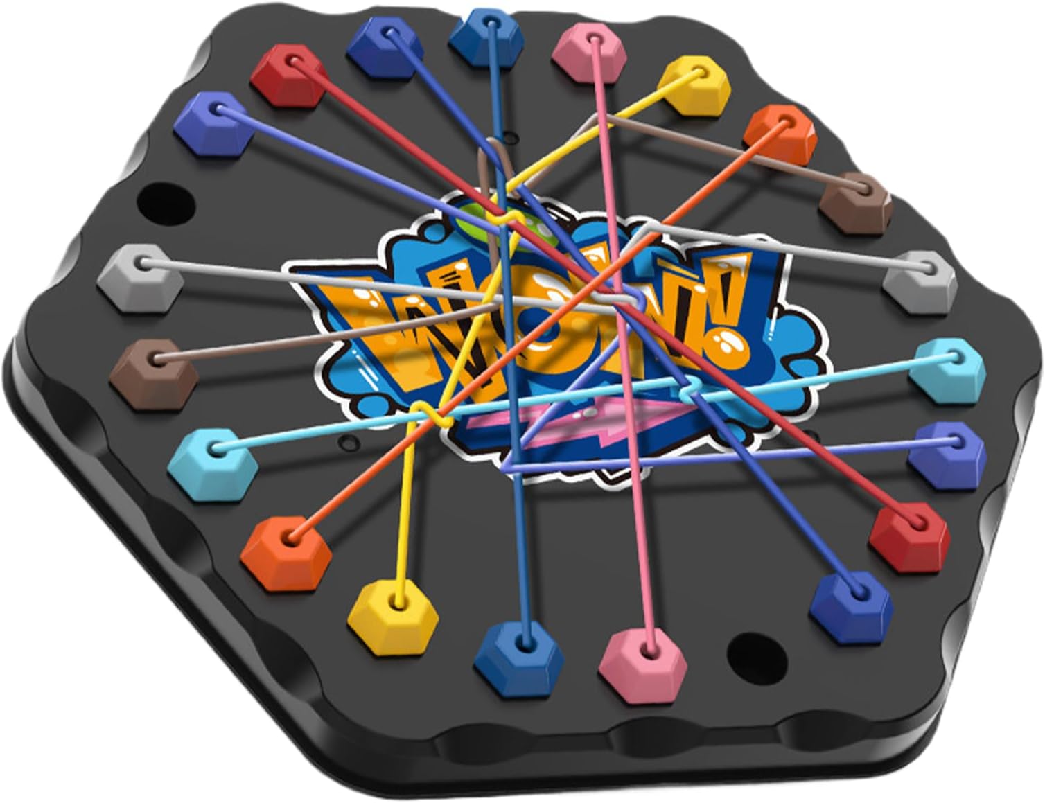 String Puzzle Board Game - Brain Teaser Knot Solving Kit, Color Rope Maze, Cooperative Family Thinking Toy | Cognitive Skill Development Entertainment For Kids Classroom Road Trips