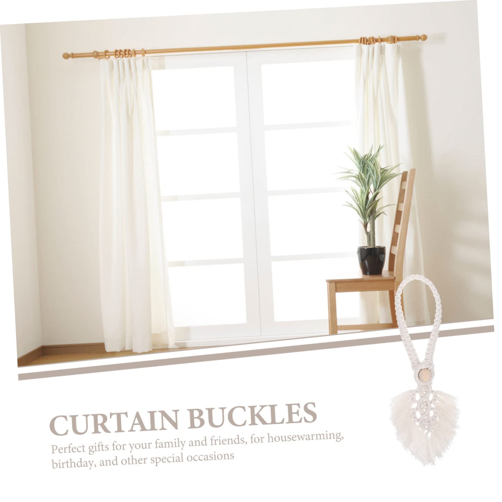8 PCS Esterna Tiebacks Trattamenti di Finestra Tende Decorativa Titolari Decorativa Holdbacks Corda Tendaggi Holdbacks Holdbacks Tende