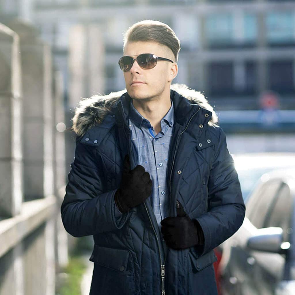 CHEWYNP Rękawice zimowe dla mężczyzn, odporne na zimno rękawice narciarskie, termiczne rękawice z ekranem dotykowym, rękawice snowboardowe, do jazdy na rowerze, biegania, wspinaczki, wędrówek, sportów na świeżym powietrzu